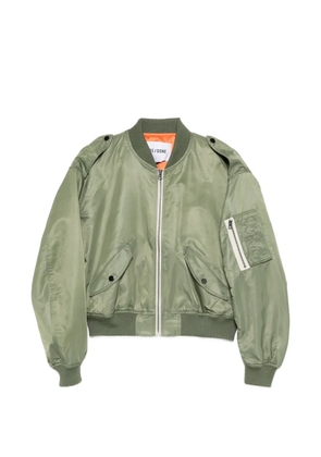 RE/DONE zip-fastening bomber jacket - Green