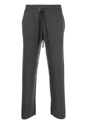FENDI mélange-effect cashmere track pants - Grey