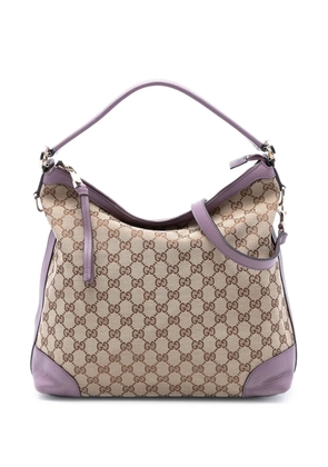 Gucci Pre-Owned 2016-2025 Small GG Canvas Miss GG Hobo satchel - Brown