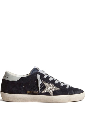 Golden Goose Super-Star glitter-detail sneakers - Blue