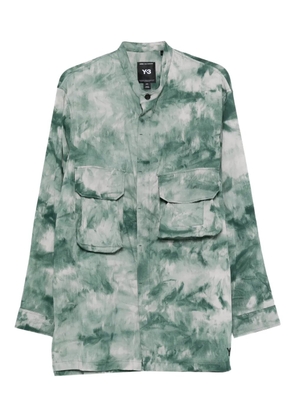 Y-3 Aop tie-dye pocket shirt - Green