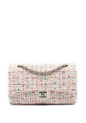 CHANEL Pre-Owned 2010-2011 Medium Classic Tweed Double Flap shoulder bag - Multicolour