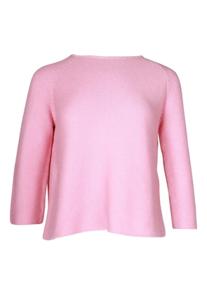 Max Mara crew neck knit T-shirt - Pink