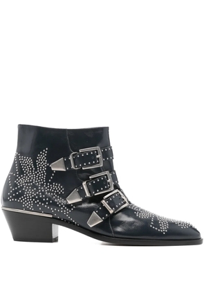 Chloé studded-embellished boots - Blue