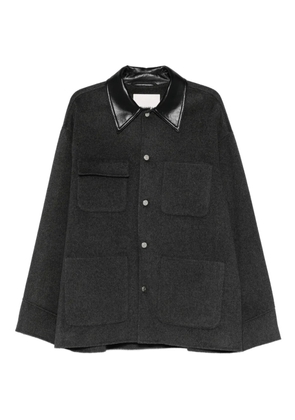 Nanushka Camilo patch-pockets overshirt - Grey