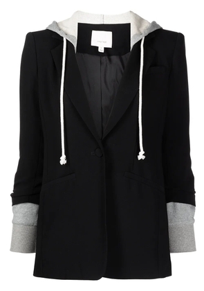 Cinq A Sept single-breasted drawstring blazer - Black