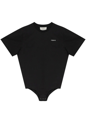 Coperni logo-print bodysuit - White