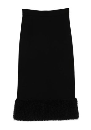 Moschino trimmed skirt - Black