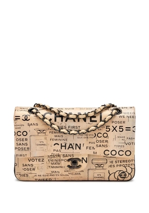 CHANEL Pre-Owned 2016 Newspaper Double Flap shoulder bag - Neutrals