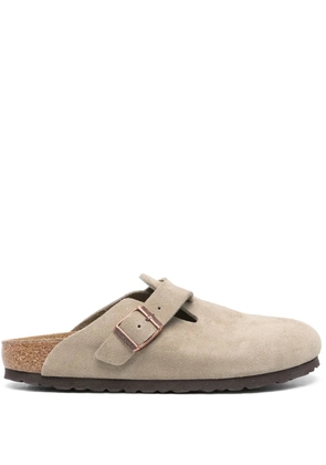 Birkenstock Boston suede sandals - Neutrals