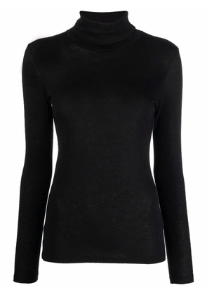 Majestic Filatures roll neck jumper - Black