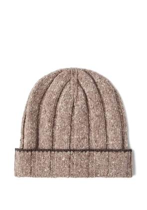 Brunello Cucinelli cashmere beanie - Brown