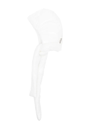 Ruslan Baginskiy high-shine puffer hat - White