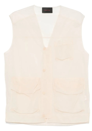 Simone Rocha multi-pocket utility gilet - Neutrals