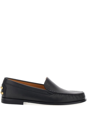 Tod's studded-embellishment loafers - Black