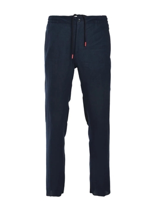 Kiton linen trousers - Blue