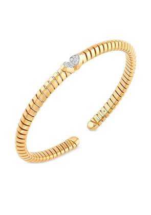 MARINA B 18K yellow gold Trisolina diamond bangle bracelet