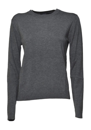 Weekend Max Mara round-neck long-sleeve top - Grey