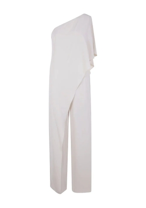 Lauren Ralph Lauren one-shoulder ruffled jumpsuit - White