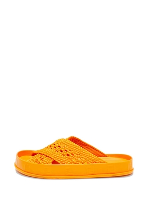 Fendi Pre-Owned Forever slides - Orange