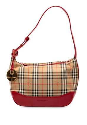 Burberry Pre-Owned 2000-2017 Haymarket Check Canvas shoulder bag - Brown