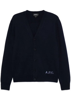 A.P.C. Kenny cardigan - Blue
