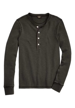 Ralph Lauren RRL crew-neck Henley T-shirt - Grey