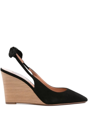 Aquazzura 85mm Very Bow Tie pumps - Black