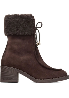 Jimmy Choo 60mm Hali boots - Brown