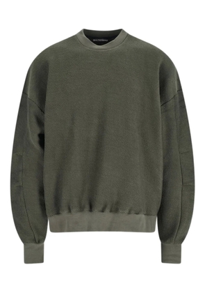 White Sand crewneck textured sweatshirt - Green