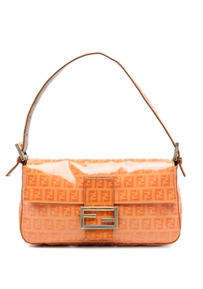 Fendi Pre-Owned 20th Century Zucchino Crystal Baguette shoulder bag - Orange