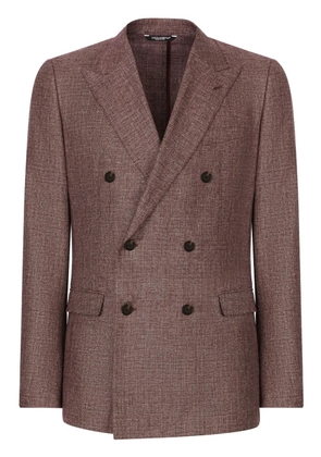 Dolce & Gabbana Taormina double-breasted blazer - Red