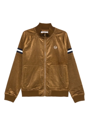 Sergio Tacchini Cordurato stripe zip jacket - Brown
