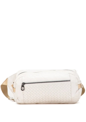 Bottega Veneta Pre-Owned 2012-2025 Leather Intrecciato belt bag - White