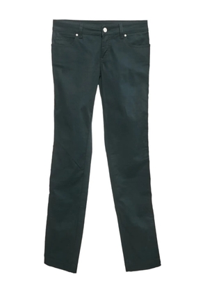 Gucci Pre-Owned striped straight-leg trousers - Black