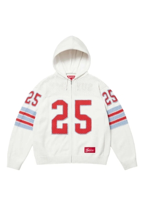 Supreme Sport 'SS 25 - White' zip-up hoodie