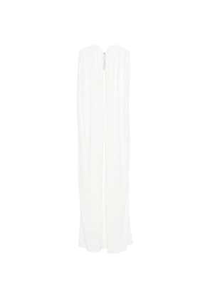 Stella McCartney Forever Stella gathered maxi dress - White