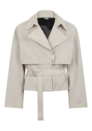 GCDS belted jacket - Neutrals
