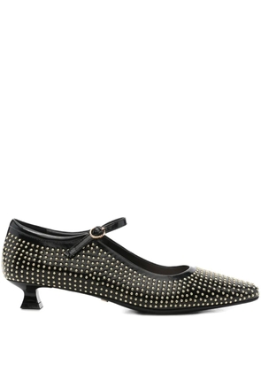 Marc Ellis studded strapped heeled pumps - Black