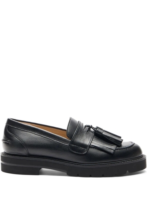 Stuart Weitzman leather loafers - Black