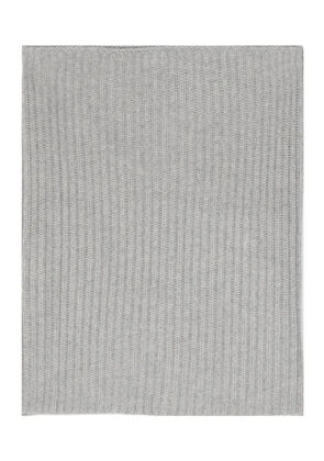 Lisa Yang ribbed-knit cashmere scarf - Grey
