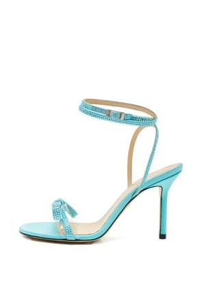 MACH & MACH crystal-embellishment sandals - Blue