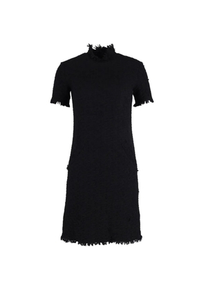 Nina Ricci Pre-Owned fringed mini dress - Black
