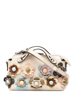 Fendi Pre-Owned 2010-2025 Mini Leather By The Way Flowerland satchel - White