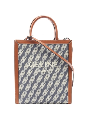 Celine Pre-Owned 2021-2026 Small Triomphe Vertical Cabas Tote satchel - Blue