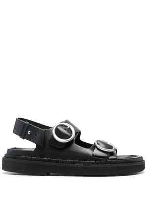 AMI Paris leather sandals - Black