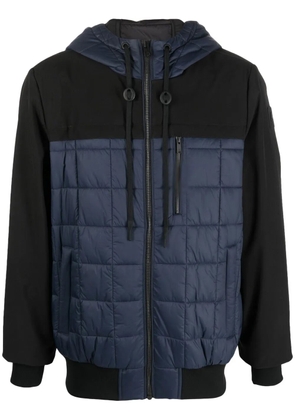 Moose Knuckles panelled hooded padded jacket - Blue
