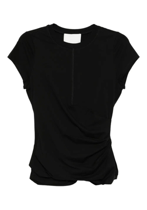 3.1 Phillip Lim draped T-shirt - Black