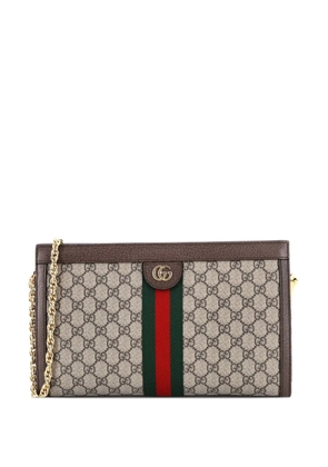 Gucci Pre-Owned Ophidia Chain GG Coated Canvas Medium shoulder bag - Brown