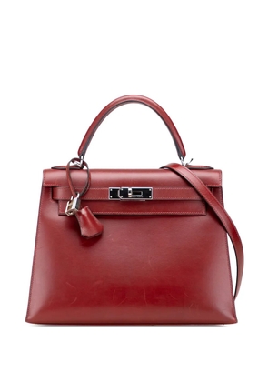 Hermès Pre-Owned 2001 Box Calf Kelly II Sellier 28 satchel - Red